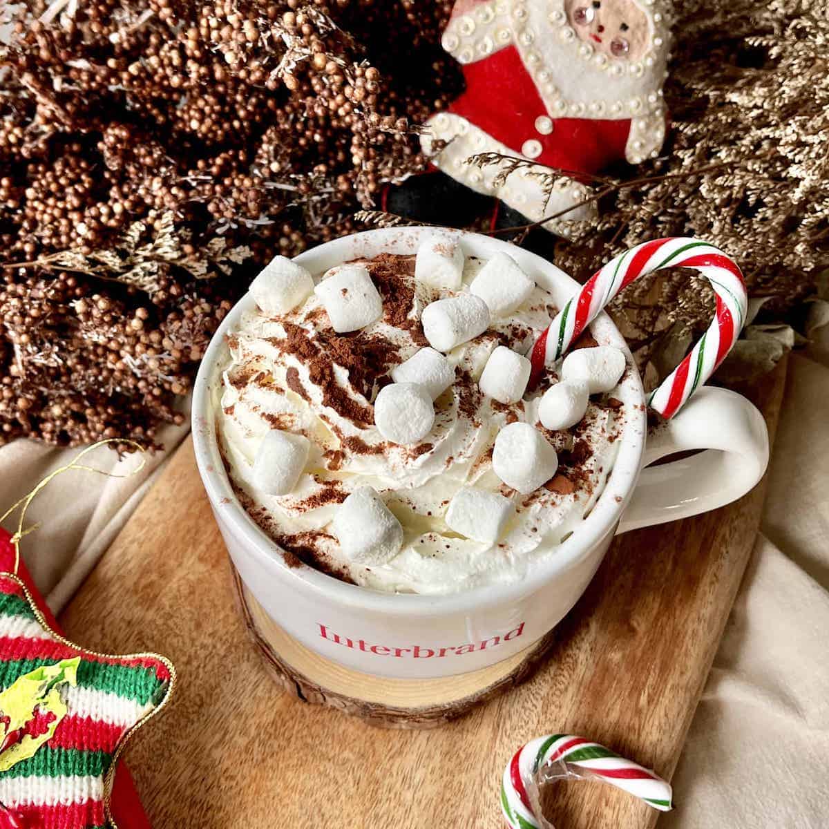 Peppermint Hot Chocolate